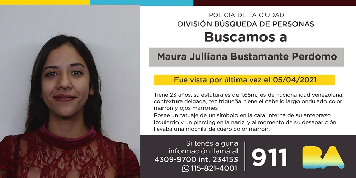 BUSCAN A MAURA